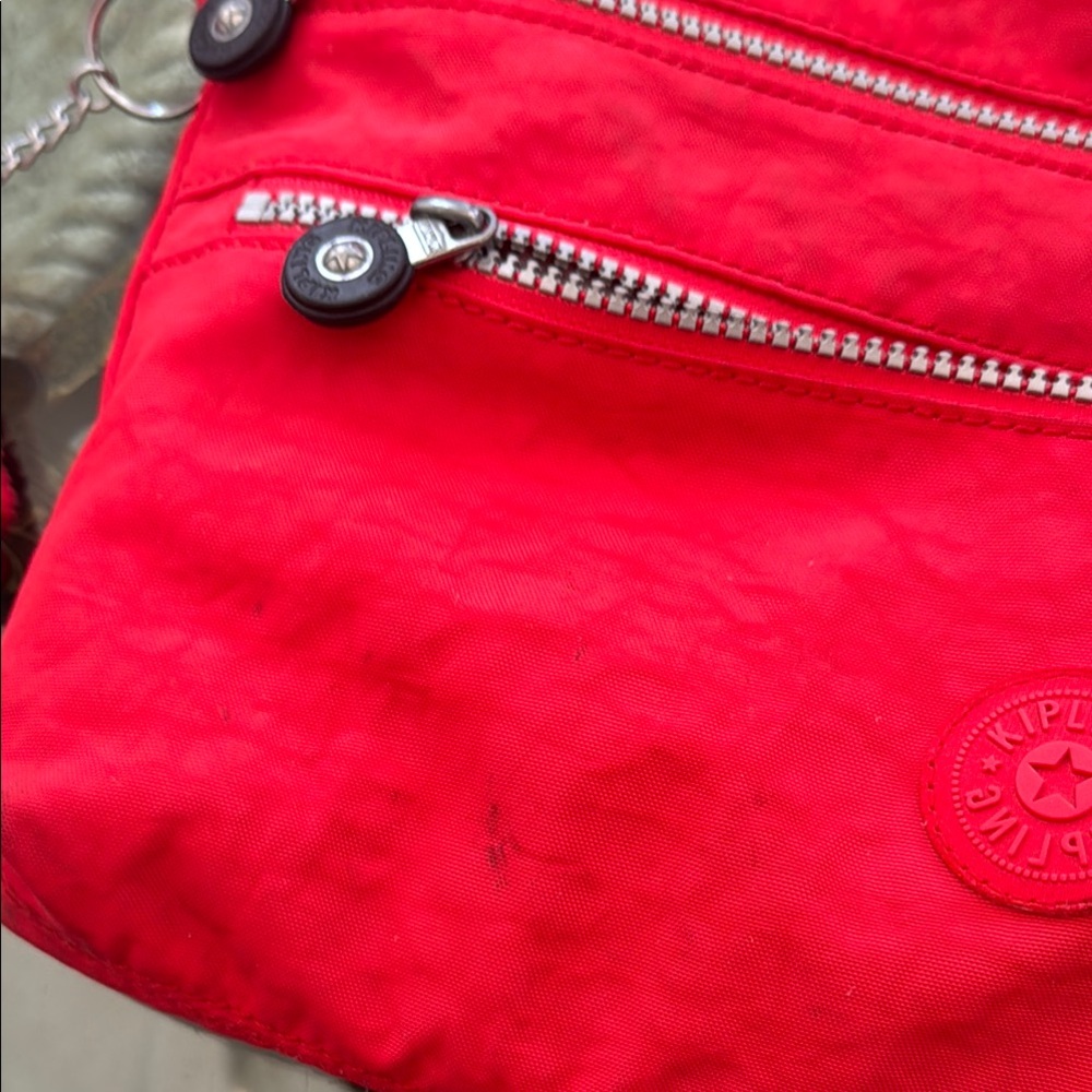 Kipling Red Crossbody Bag - Picture 10 of 15